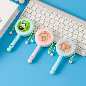 Hochet musical sensoriel pour bébé en forme d'animaux mignons de haute qualité avec lumière, jouet de dentition en plastique souple pour nourrissons - Product Image 3