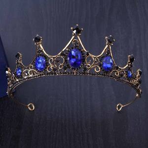 تاج الزفاف عقال تاج الزفاف سبيكة حجر الراين الزفاف بسيطة تنوعا الشعر التبعي للعروس النمط الأوروبي الرأس للمرأة - Product Image 2