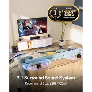 Barra de Sonido de 7.1 Canales y 330W con Subwoofer, Sistema de Sonido Envolvente para TV, Consola de Juegos y Proyector, con Control por Aplicación 5.3 - Product Image 2