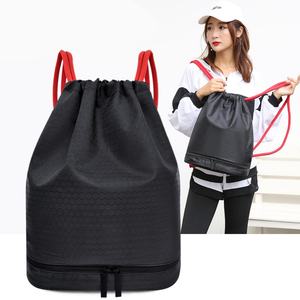 Mochila de Poliéster Ligera, Impermeable y Moderna de Fábrica Original, con Cierre, Logotipo Personalizado, Estilo Plegable, con Cordón, Bolsa Promocional - Product Image 3