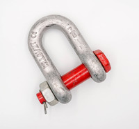 Manilles à arceaux galvanisées, matériel marin, accessoires pour bateaux et yachts, manille de pêche au chalut