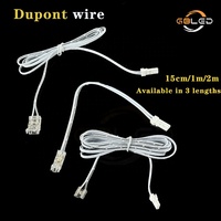 LED strip verlengkabel connector draadloos soldeerloos 5mm 8mm 10mm kale PCB COB kastverlichting plug-in clip connector op maat CE