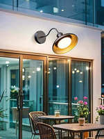 Applique murale LED électrique étanche IP55 en acier inoxydable, blanc chaud 3500K, à intensité variable, pour extérieur, cour, villa