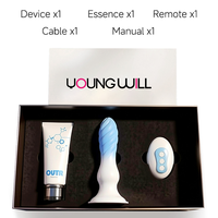 Jouet sexuel télescopique en silicone liquide pour adultes, avec lumière LED tricolore et forme spéciale, pour hommes et femmes, OEM ODM Alien Dildo
