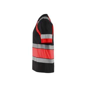 BLAKLADER - 342110309955L T-shirt Noir/Rouge hi-vis-EAN 7330509620205 HI-VIS WORKWEAR - Product Image 5