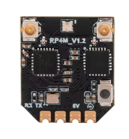 Récepteur RadioMaster RP4TD ExpressLRS ELRS 2.4GHz en métal avec diversité de réception, WIFI intégré, double TCXO pour avions RC, drones FPV et pièces DIY
