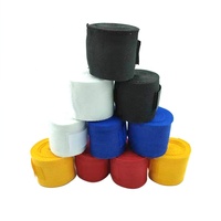 Enveloppes à main en coton colorées avec logo personnalisé Rouleaux de pansement pour la boxe Accessoires d'entraînement personnalisés