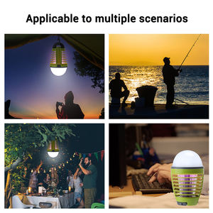 Piège à lampe <span class=keywords><strong>anti</strong></span>-moustiques à batterie rechargeable Ampoule <span class=keywords><strong>anti</strong></span>-moustiques pour camping - Product Image 4