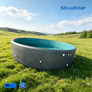 <span class=keywords><strong>Piscine</strong></span> ronde gonflable en matériau Drop-Stitch, <span class=keywords><strong>piscine</strong></span> de jardin portable, idéale pour les familles en extérieur - Product Image 1