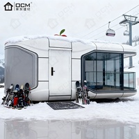 OCM-Cabine moderne et pliable Apple, capsule spatiale, maison préfabriquée, modulaire et extensible, minuscule villa pour centre de villégiature