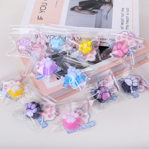 Juguete Sensorial de Patita de Gato Suave y Agradable al Tacto <span class=keywords><strong>2026</strong></span> - Mini Llavero para Aliviar el Estrés, Adorable Patita de Gatito del Tamaño de la Palma de la Mano para Novia - Product Image 1