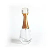 30ml סיטונאי ניחוח משאבת תרסיס זכוכית בקבוק Refillable מיני בושם ספריי בקבוק עם זהב תרסיס