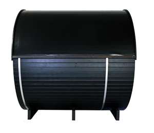 L'évasion ultime dans le jardin : sauna en forme de baril haut de gamme pour 6 personnes avec une fenêtre panoramique spacieuse - Product Image 3