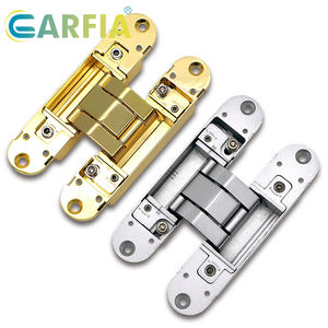 Bisagra de Puerta Oculta Invisible de Aleación de Zinc de Alta Resistencia con Giro de 180 Grados y Ajuste de 3 Vías para Cocina, Dormitorio y Sala de Estar - Product Image 6