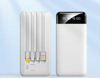 A129 Mini Batterie Externe Portable Haute Capacité 10000mAh Ultra Fine à Charge Rapide 5V Micro USB & Type-C Multi-Ports