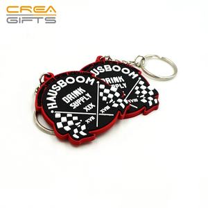 Fábrica al por mayor barato nuevo diseño personalizado recuerdo PVC llavero con bajo MOQ muestra gratis - Product Image 3