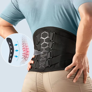 Faja Deportiva Transpirable para Soporte Lumbar, con Doble Presión y Cinturón de Acero para Hombre - Product Image 2