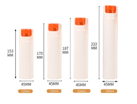 Flacon pompe airless en acrylique pour crème cosmétique, sérum capillaire, huile et soins de la peau – 30ml, 50ml, 100ml, 120ml, 150ml