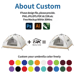 เต็นท์ครอบครัวขนาดใหญ่สำหรับตั้งแคมป์กลางแจ้ง ผ้าใบกันน้ำอ็อกซ์ฟอร์ด พร้อมคุณสมบัติเป่าลมแบบแกลมปิ้ง - Product Image 6