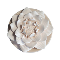 Diffuseur de fleurs en céramique Pendentif plâtre d'aromathérapie pour voiture Rafraîchisseur d'air pour la maison Logo personnalisé Pierre parfumée en céramique