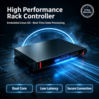 Ordinateur industriel embarqué en rack, Octa-Core 2,4 GHz, 4x GbE + 16x COM + AIO/DIO, Extension de stockage SATA