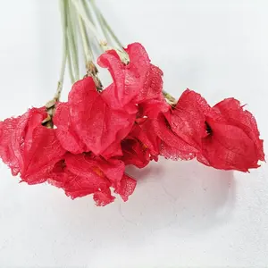 Verão florais decorativos para o dia dos namorados, flores com toque natural e caixa redonda em forma de flor de papaia