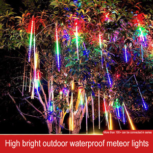 ไฟ Led ดาวตกสีขาวอบอุ่น30ซม. 8หลอด,ไฟเส้นแบบเทพนิยายฝนตกสำหรับต้นคริสต์มาสงานแต่งงานตกแต่งลานบ้านวันหยุด - Product Image 2