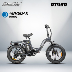 Vélo cargo électrique Chamrider DT450 Pro, batterie grande capacité 48V50Ah, pneus larges anti-crevaison 20 pouces, vélo de banlieue électrique, stock UE - Product Image 2