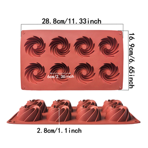 <span class=keywords><strong>Mini</strong></span> <span class=keywords><strong>molde</strong></span> <span class=keywords><strong>de</strong></span> silicona para muffins, <span class=keywords><strong>molde</strong></span> para hornear Fondant con forma <span class=keywords><strong>de</strong></span> tornillo, herramienta para Tartas, pasteles y pastelería - Product Image 3