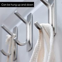 Sondoly, best-seller : crochets adhésifs pour serviettes de bain en acier inoxydable SUS304