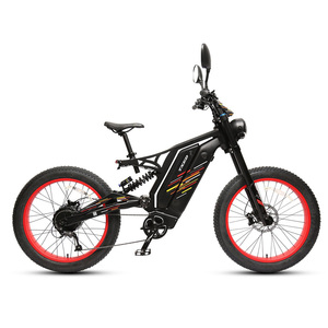 Vélos électriques tout-terrain pour adultes TXED de haute qualité avec batterie au lithium 52V/15Ah, cadre en alliage d'aluminium de 24 pouces et pneus larges - Product Image 2