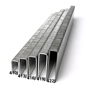 Grapas Neumáticas Mingmen 410J 413J 416J 419J 422J en Forma de U, de Acero Electrogalvanizado, para Uso Industrial General - Product Image 3
