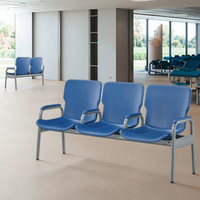 Chaises d'attente modernes hybrides en acier pour hôpitaux et écoles – Durables, écologiques, portables – Offres de gros
