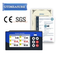 Enregistreur de données en temps réel 1-6 canaux Enregistreur de température Alarme USB Enregistreur graphique à thermocouple