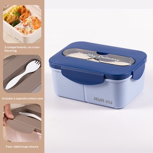 Large Capacity Food Grade Lunch Box with <b>Microwave</b> Heating and Portable Lunch Box with Compartment Sealing - Product Image 5