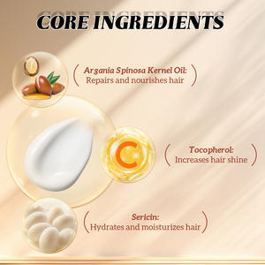 Acondicionador de Aceite de Argán de Marruecos 200ml, Marca Privada OEM, Vegano, Anti-Frizz, Hidratante y Brillante - Product Image 3