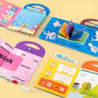 Cahier d'activités effaçable à sec pour enfants personnalisés pour la pratique préscolaire du papier journal fabriqué en carton ondulé et papier fantaisie