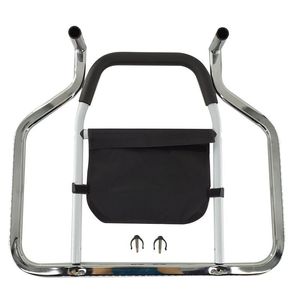 Barre de lit à hauteur fixe pour faciliter la mise en position debout et prévenir les chutes, main courante de sécurité durable, dispositif d'assistance, 120 cm et moins, noir - Product Image 2