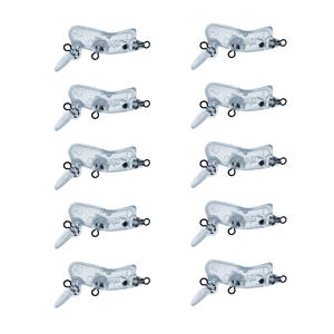 Señuelos de pececillo de arriba a la derecha, 45mm, 2,8G, señuelos de piscardo ABS sin pintar, señuelos de insectos, cuerpos, saltamontes, biónica, cebo de plástico duro para bajo - Product Image 6