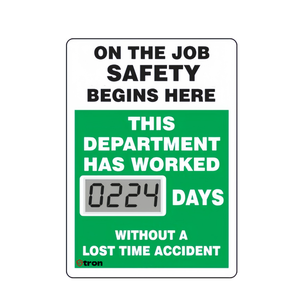 Panneau <span class=keywords><strong>de</strong></span> signalisation <span class=keywords><strong>de</strong></span> <span class=keywords><strong>sécurité</strong></span> industrielle : La <span class=keywords><strong>sécurité</strong></span> au travail commence ici – Affichage Zéro Blessure pour Atelier - Product Image 4