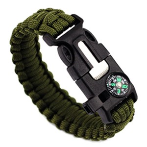 Randonnée d'urgence Paracord Corde Camping en plein air Paracord Bracelet avec boussole - Product Image 3