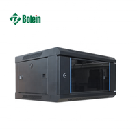 Rak Server Mini 19 Inci, Kotak Data Kedalaman Rendah 530x350mm, 4U, Pemasangan Dinding, Kabinet Kamera CCTV