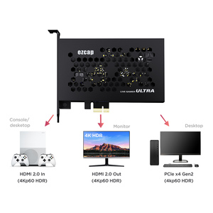 Ezcap323 sống Gamer Ultra 4K HDMI HDR <span class=keywords><strong>PCI</strong></span>-E HD <span class=keywords><strong>video</strong></span> chụp live streaming box HDMI <span class=keywords><strong>video</strong></span> chụp trò chơi chụp - Product Image 6