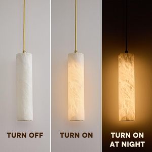 Lámpara Colgante LED Moderna y Sencilla de Lujo con Cristales <span class=keywords><strong>para</strong></span> Isla de Cocina, Altura Ajustable, Tubo Largo <span class=keywords><strong>para</strong></span> Dormitorio o Comedor - Product Image 4