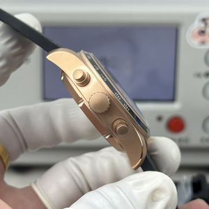 Montre mécanique à mouvement automatique avec lunette en céramique hautement distinctive pour la mesure de la vitesse, couronne en céramique à visser - Product Image 4