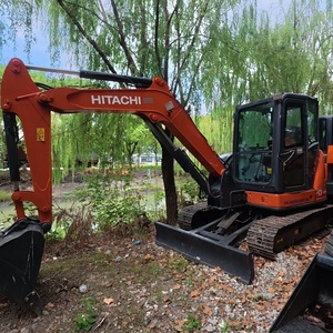 Mini-excavatrice sur chenilles hydraulique Hitachi ZX60 d'origine japonaise, 6 tonnes, bon prix, occasion - Product Image 1