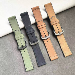 Correa de Reloj de Silicona y Cuero Resistente al Sudor, Venta al Por Mayor de Fábrica, para Samsung, Huawei y Universal, 20/22mm, Correa de Repuesto - Product Image 4