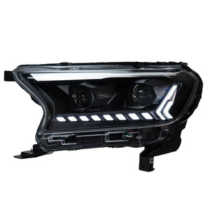 Phares LED 10000 Lumens 72 Watts pour Ford 2016-2020, ensemble de phares avec lentille LED modifiée, feux de jour - Product Image 1