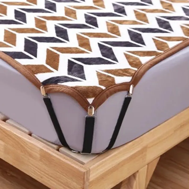 Bed Sheet Holder Elastic Triangle Adjustable Straps Sheet Stays Keepers Bedsheet Holders Fasteners