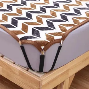Yatak çarşafı tutucu elastik üçgen ayarlanabilir sapanlar levha kalır koruyucuları çarşaf tutucular bağlantı elemanları